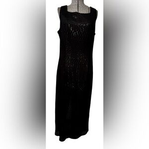 Molly Malloy Black Sequin Evening Gown Size 16